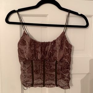 Concordia Top snakeskin